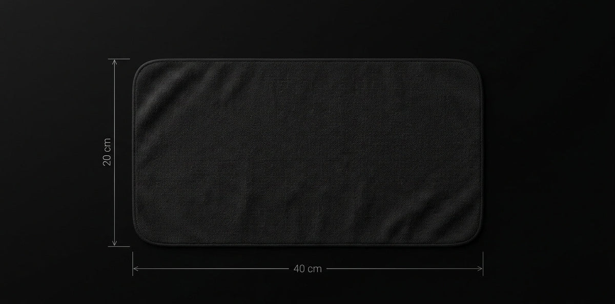 Serviette nettoyante Steelwave, dimensions 20x40 cm